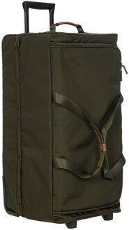 Bric's Bric's X-Travel Holdall olive zachte koffer Groen - H 77 x B 35 x D 36 cm