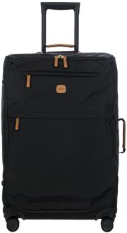 Bric&apos;s Bric's X-Travel Trolley 70 black zachte koffer lichtgewicht koffer Zwart - H 71 x B 44 x D 25 cm