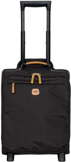 Bric&apos;s Bric's X-Travel Underseater Cabin Trolley 45 black zachte koffer lichtgewicht koffer Zwart - H 45 x B 35 x D 19 cm