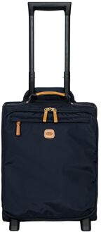 Bric&apos;s Bric's X-Travel Underseater Cabin Trolley 45 ocean blue zachte koffer lichtgewicht koffer Blauw - H 45 x B 35 x D 19 cm