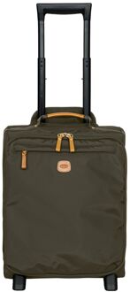 Bric&apos;s Bric's X-Travel Underseater Cabin Trolley 45 olive zachte koffer lichtgewicht koffer Groen - H 45 x B 35 x D 19 cm