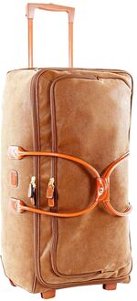 Bric's Life Holdall Reistas met Wielen 70 camel