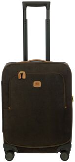 Bric's Trolley handbagage koffer 55 cm olive Groen