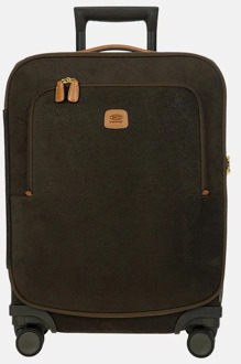 Bric&apos;s Trolley handbagage koffer 55 cm olive Groen