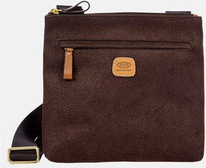 Bric's Life Emma schoudertas brown tabac Bruin