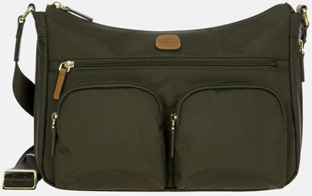 Bric's schoudertas olive Groen