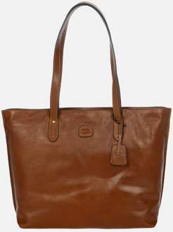 Bric's Volterra shopper L tabac Cognac
