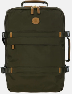 Bric's X travel handbagage rugzak olive Groen