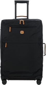 Bric's X-Travel Trolley 70 black zachte koffer lichtgewicht koffer Zwart - H 71 x B 44 x D 25 cm