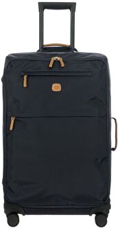 Bric's X-Travel Trolley 70 ocean blue zachte koffer lichtgewicht koffer Blauw - H 71 x B 44 x D 25 cm