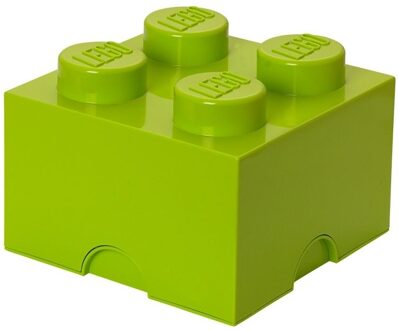 Brick 4 opbergbox - zand groen