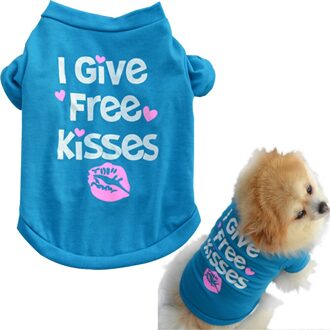 Brief Overhemd Schilderen Pet Puppy/Kat Zomer Shirt Kleine Hond Huisdier Kleding Vest Kleine T-shirt Kostuum Voor Honden hundeshirt XS