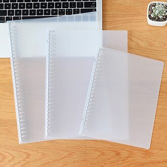 Briefpapier Translucence Bindmiddel A4/B5/A5 Losbladige Pp Shell Poreuze Paperclip Bestandsmap Organisator Kantoor accessoire
