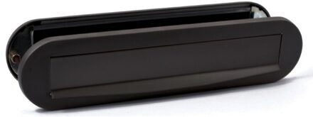 Briefplaat Combinatie Ovaal Puurzwart - 95378010