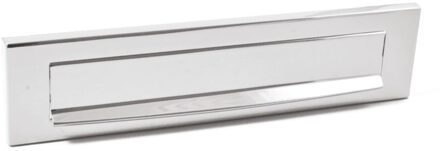 Briefplaat Ellen chroom