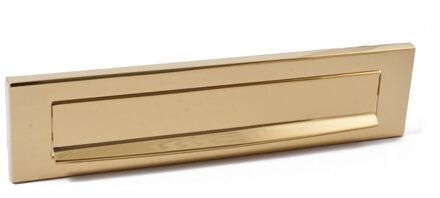 Briefplaat Ellen messing ongelakt