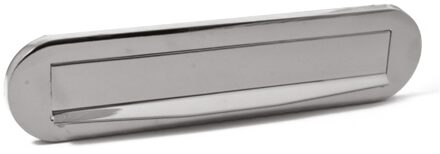 Briefplaat Ronald chroom