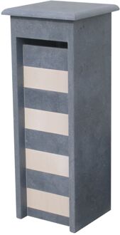 Brievenbus Alicante Hat - Natuursteen - Blauwe Hardsteen - 34x103x34cm