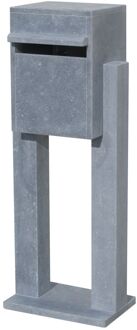 Brievenbus Castello - Natuursteen - Blauwe Hardsteen - 42x113x28cm