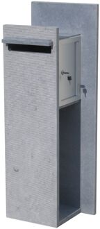 Brievenbus Compostella Line Rechts Belgische Blauwe Hardsteen