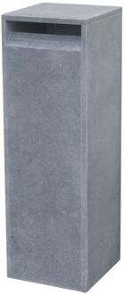 Brievenbus Staande Brievenbus Gijon - Natuursteen - Blauwe Hardsteen - 37x102x37cm