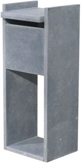 Brievenbus Staande Brievenbus Madrid Extra - Natuursteen - Blauwe Hardsteen - 40x100x32cm