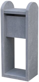 Brievenbus Staande Brievenbus Madrid Moon - Natuursteen - Blauwe Hardsteen - 45x110x32cm