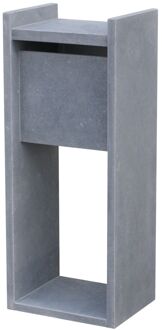 Brievenbus Staande Brievenbus Madrid - Natuursteen - Blauwe Hardsteen - 45x100x32cm