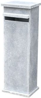 Brievenbus Staande Brussel - Natuursteen - Blauwe Hardsteen - 34x101x28cm