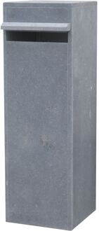 Brievenbus Valencia - Natuursteen - Blauwe Hardsteen - 32x98x32cm