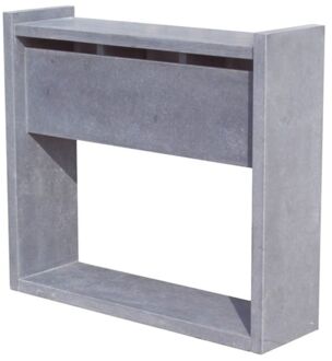 Brievenbusunit Madrid Triple - Natuursteen - Belgische Blauwe Hardsteen - 3 Stuks - 40,3x160x32cm