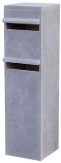 Brievenbusunit Valencia Dubbel - Natuursteen - Blauwe Hardsteen - 32x120x32cm
