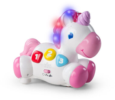 Bright starts Rock & Glow Unicorn activity toy (10307) Wit/Roze