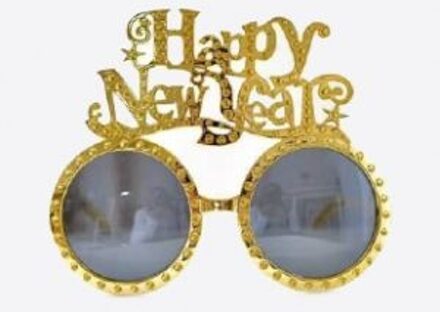 Bril Happy New Year Goud Goud - Brons
