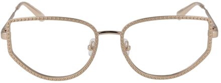 Bril met metalen frame Bruin