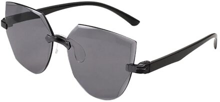 Bril Zonnebril Vrouwen Snoep Gradiënt Kleurrijke Vintage Frameloze Multilaterale Vormige Zonnebril Oculos De Sol Feminino