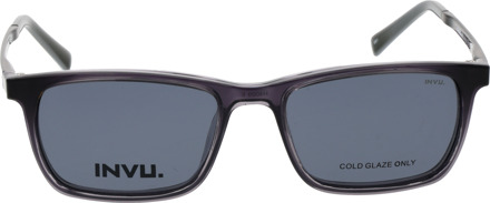 Brilframe met zonnebrilclip M4003 E 49 Grijs