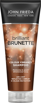 Briljante Brunette Vochtinbrengende Shampoo voor alle Brunette Shades vochtinbrengende shampoo voor bruin haar 250ml