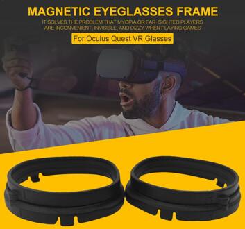 Brillen Frame Vr Headset Lens Bescherming Magnetische Frame Automatische Zuig Elastische Abs Licht Compact Voor Oculus Rifts Vr