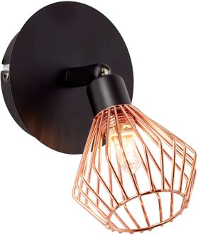 Brilliant DALMA - Wandlamp - Koper;Zwart