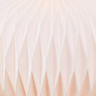 Brilliant Hanglamp June met kap van karton wit