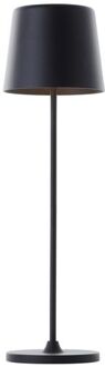 Brilliant Kaami Tafellamp - Ø 10 cm - Zwart