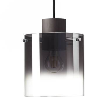 Brilliant lamp Beth hanglamp 20cm koffie / rookglas | 1x A60, E27, 60W, gf normale lampen niet gespecificeerd In hoogte verstelbaar / kabel inkortbaar | Geschikt voor LED-lampen