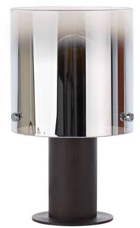 Brilliant lamp Beth tafellamp koffie / rookglas | 1x A60, E27, 60W, gf normale lampen niet gespecificeerd Met snoerschakelaar | Geschikt voor LED-lampen