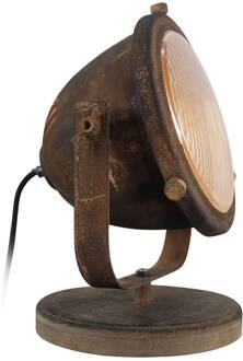 Brilliant lamp Carmen tafellamp roestkleurig | 1x A60, E27, 40W, geschikt voor normale lampen (niet inbegrepen) | Schaal A ++ tot E | Met snoerschakelaar