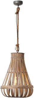 Brilliant lamp Kaminika hanglamp 44cm naturel | 1x A60, E27, 60W, geschikt voor standaardlampen (niet inbegrepen) | Schaal A ++ tot E | Geschikt voor LED-lampen