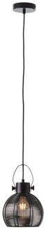 Brilliant lamp Sambo hanglamp 20cm zwart | 1x A60, E27, 60W, geschikt voor standaardlampen (niet inbegrepen) | Schaal A ++ tot E | In hoogte verstelbaar / kabel inkortbaar