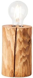 Brilliant lamp, Trabo tafellamp 15cm gebeitst grenen, hout, 1x A60, E27, 25W, normale lampen (niet inbegrepen), A++