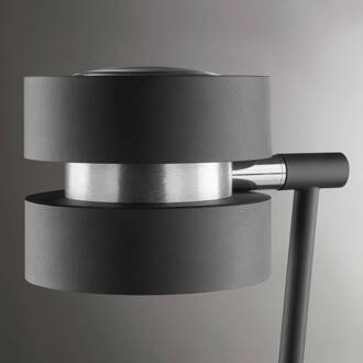 Brilliant LED tafellamp Glow-Sphere, hoogte 61 cm, zwart, metaal zwart, aluminium