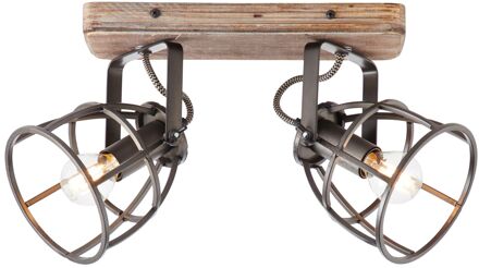 Brilliant Matrix Plafondlamp Zwart